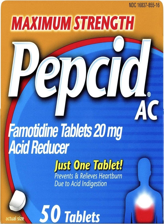 Pepcid Max Strength Table Size 50ct Pepcid Max Strength Tablets 50ct - Image 1